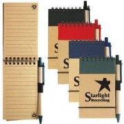 LL8334s Tradie Cardboard Notebook With Pen